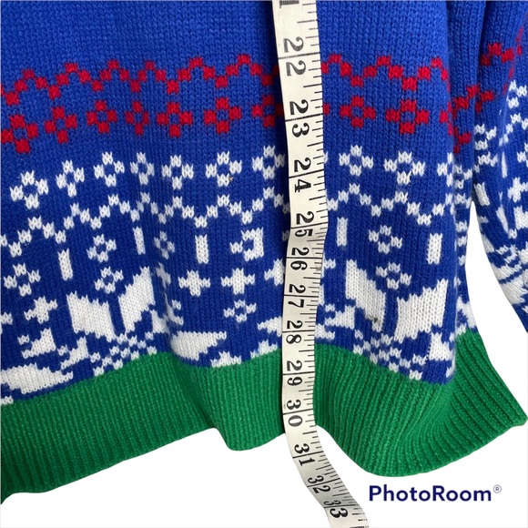 Jolly Sweater Santa Christmas 3D Sequins Embellished Unisex XL - Picture 6 of 12